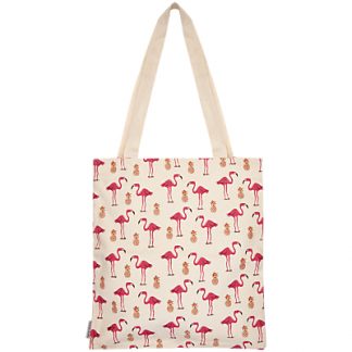 Fenella Smith Flamingo and Pineapple Tote Bag