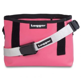 Tagger Pink Bag White Strap 5101-PINK-WHT