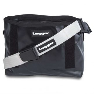 Tagger Black Bag White Strap 5101-BLK-WHT