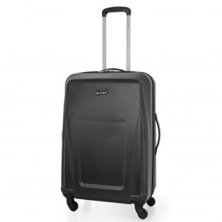 5 Cities Medium Lightweight ABS Hard Shell Suitcase with 4 Wheels