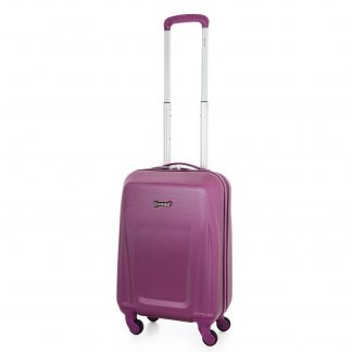 5 Cities Lightweight ABS Hard Shell Carry On Suitcase with 4 Wheels
