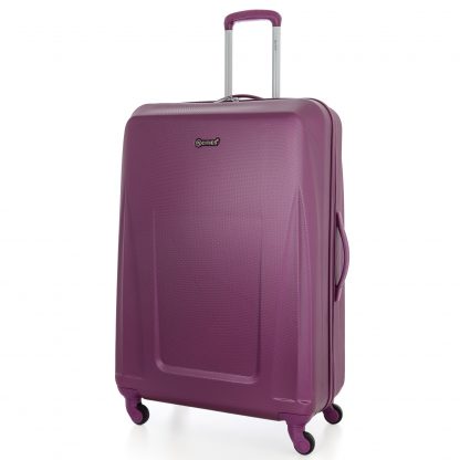 5 Cities Lightweight ABS Hard Shell Carry On Suitcase with 4 Wheels