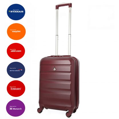 Aerolite ABS325 Hard Shell ABS Hand Cabin Luggage Suitcase (21")