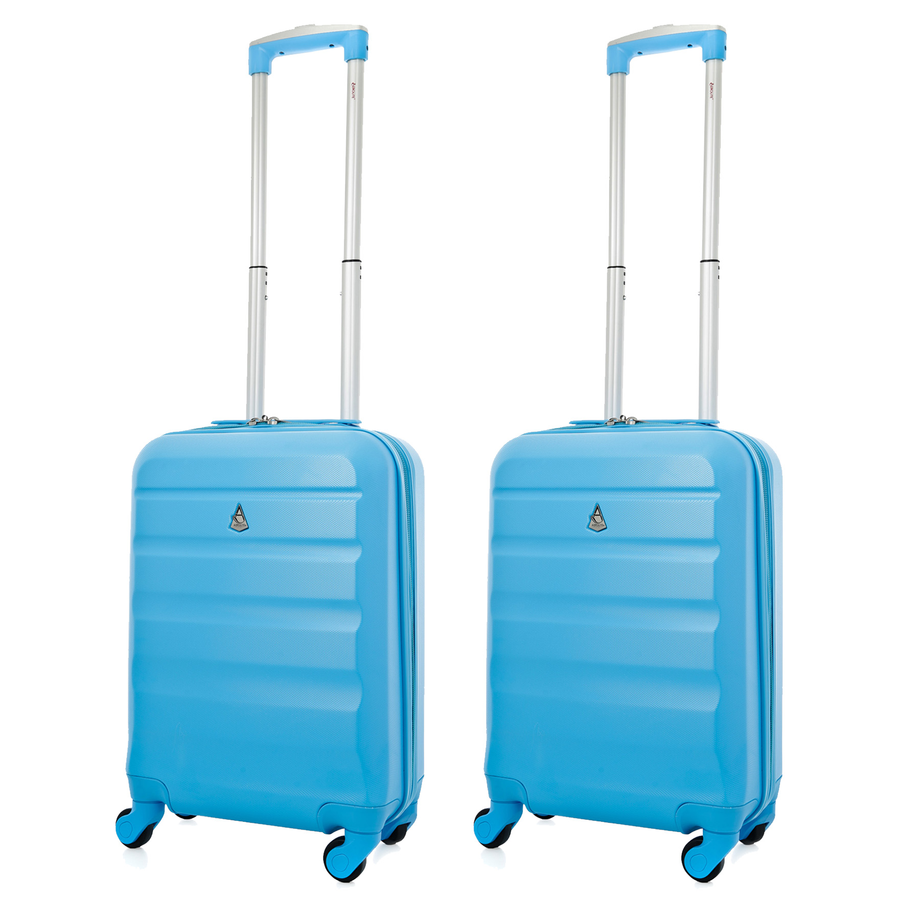 Aerolite Super Lightweight ABS Hard Shell Suitcase - 4 Wheels Set of 2