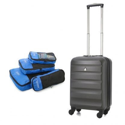 Aerolite Super Lightweight ABS Hard Shell Travel Suitcase 4 Wheels