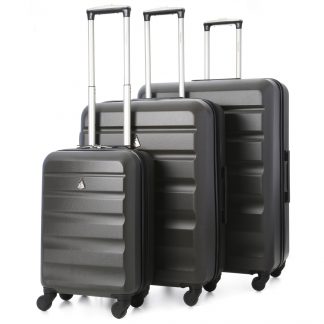 Aerolite ABS325 ABS Hard Shell Luggage Suitcase Set of 3 - 21" 25" 29"