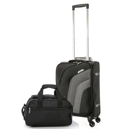 Aerolite Ultra Lightweight Suitcase 4 Wheels Cabin + Bag