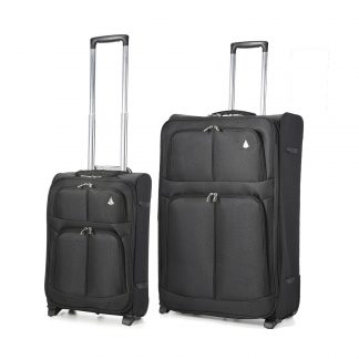 Aerolite 2 Wheel Super Lightweight Upright Suitcase (21"/29") Set of 2