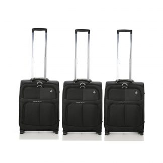 Aerolite 55x40x20 Super Lightweight Carry On Hand Suitcase 2 Wheels