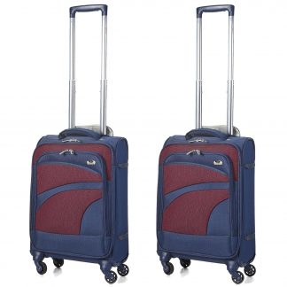 Aerolite Ultra Lightweight Suitcase 4 Wheel Spinner Set of 2