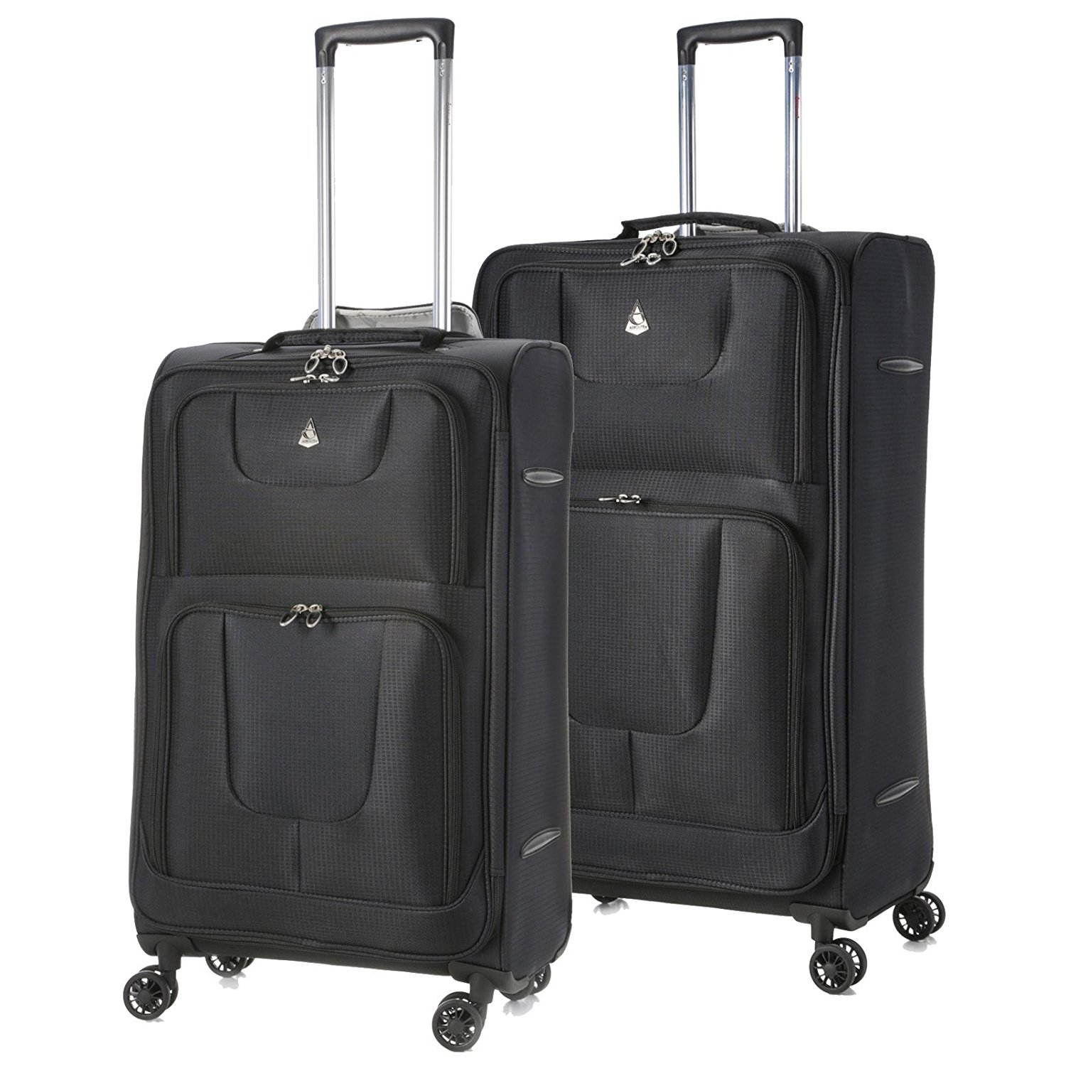 Aerolite Super Lightweight 8 Wheel Spinner Suitcases Cases - Set of 2
