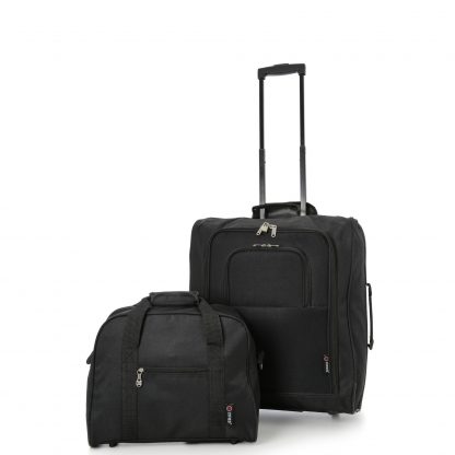 56x45x25cm & 40x30x15cm Main & Additional Cabin Bag - Set of 2