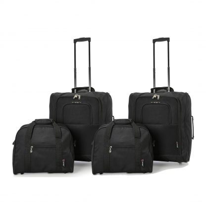 56x45x25cm & 40x30x15cm Main & Additional Cabin Bag - 2 Sets of 2