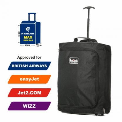 55x40x20cm Maximum Cabin Hand Luggage Approved Trolley Bag