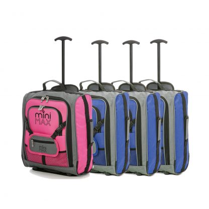 MiniMAX Childrens Suitcase with Backpack and Pouch - Set of 4