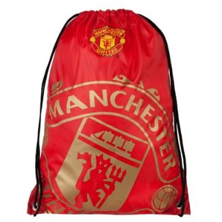 Manchester United Crest Foil Print Gym Bag